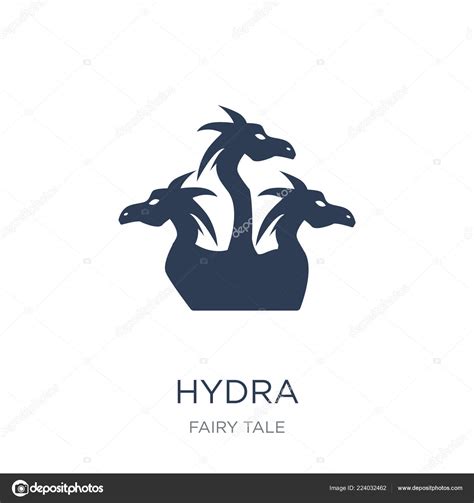 Icono Hydra Icono Moderno Hydra Vector Plano Sobre Fondo Blanco Vector
