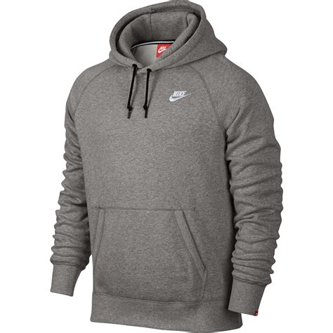 Nike Ace Fleece Pullover Mens Hoodie Athletic Dark Greywhite 598707