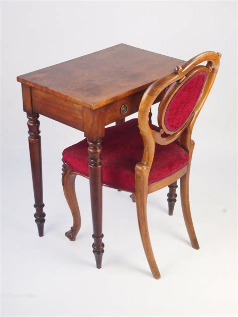 Auctions at showplace jun 06. Small Victorian Writing Desk Side Table - Antiques Atlas