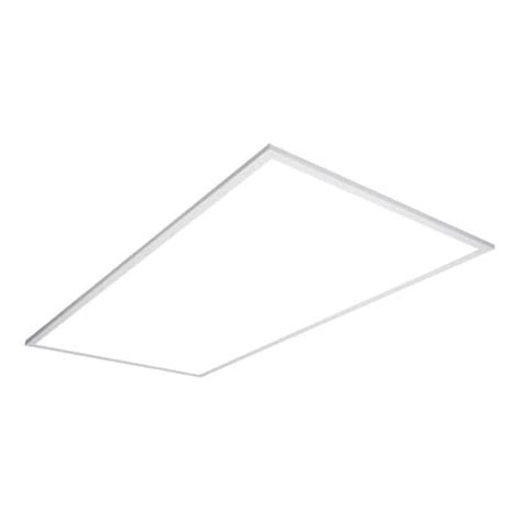 Metalux 2 Ft X 4 Ft White Integrated Led Flat Panel Troffer Light