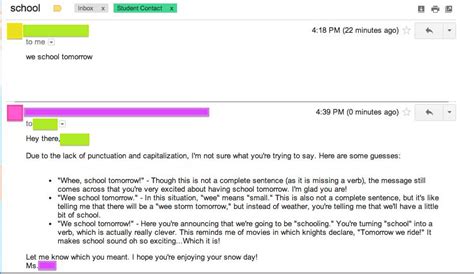 See full list on wikihow.com Student Sends An Error-Filled Email. Here's The Teacher's ...