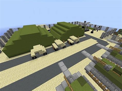 A Small Military Base Minecraft Map