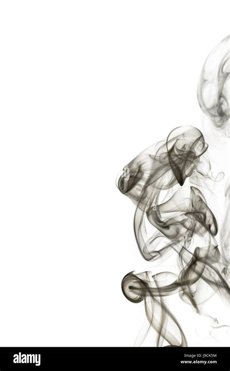 Abstract Smoke Over White Background Hi Res Stock Photography And