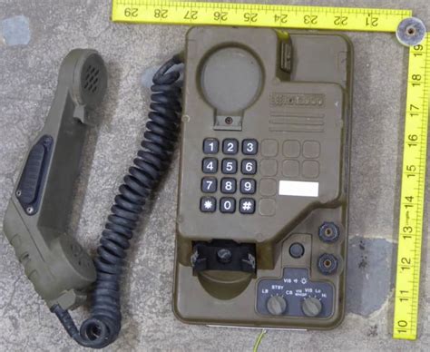 Ruggedised Militaryarmy Telephone Electro Props Hire