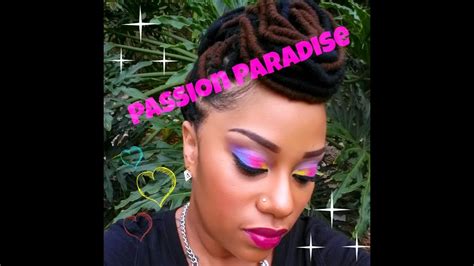 Passion Paradise Full Face Makeup Tutorial Youtube