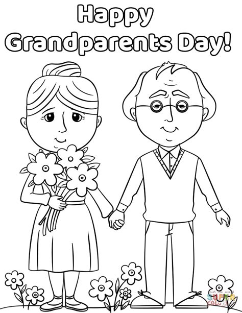 Happy Grandparents Day! coloring page | Free Printable Coloring Pages