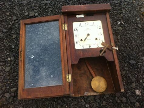 Vintage Part Of Factory Time Keeping Clock In Bonnybridge Falkirk