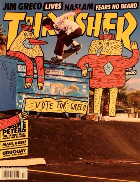 Thrasher logo, skateboarding, pentagram, baphometh, skating, sign. Jim Greco on Thrasher mag. | Skateboard art, Thrasher ...