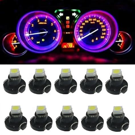 10pcs T3 Led Neo Wedge Smd Dashboard Instrument Cluster Light Car Panel