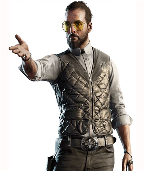 There are only five of you, you are in joseph's compound surrounded by his cult, its tense and scary and the fact that he keeps calmy telling you to just walk away combined with the storm. Far Cry 5 Joseph Seed Vest | Far Cry 5 Quilted Vest