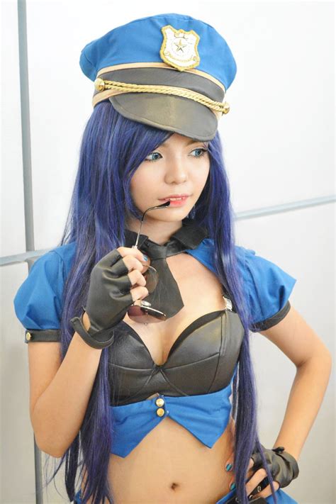 Pink Paradise Late Post Cosplay Mania 2015 Me As Officer Caitlyn ♪┌・。・┌