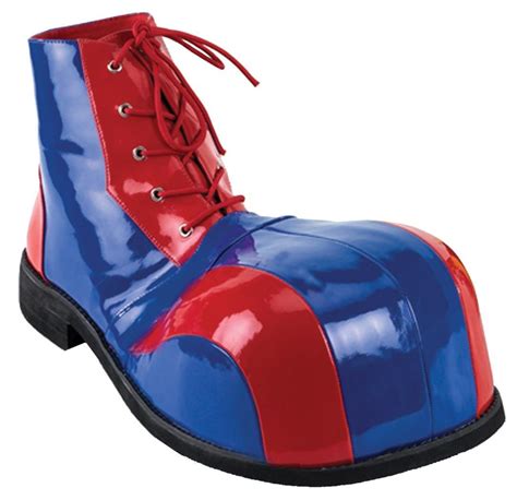 Clown Shoes Patent Red And Blue Clown Shoes Halloween