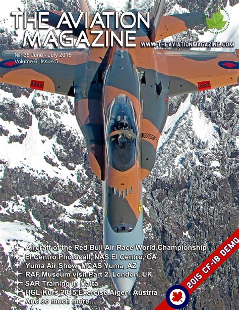 The Aviation Magazine Volume 6 Issue 5 June July 2015 By The