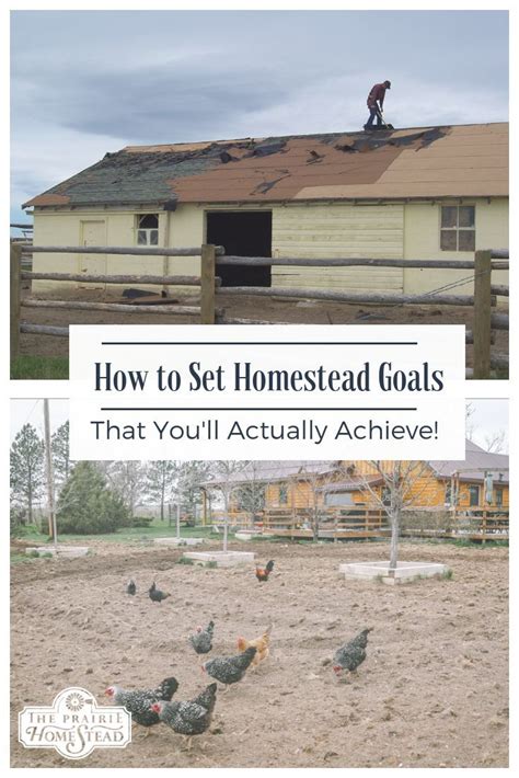 How To Set Homestead Goals Youll Actually Achieve The Prairie