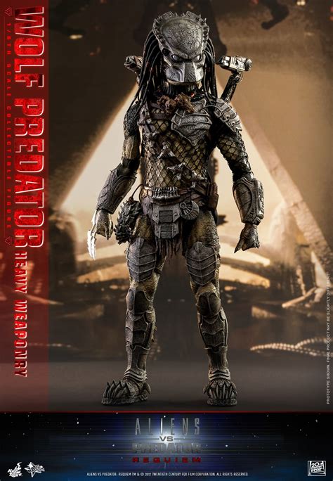 Hot Toys Aliens Vs Predator Requiem Wolf Predator Figure The Toyark