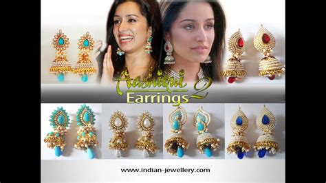 Indian Fashion Present Aashiqui 2 Earrings New Collection Youtube