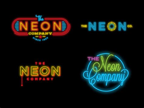 23 Bright And Glowing Neon Sign Logos Creativeoverflow