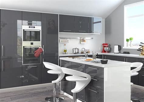 Ultragloss Anthracite Kitchen Doors Anthracite Kitchen Replacement