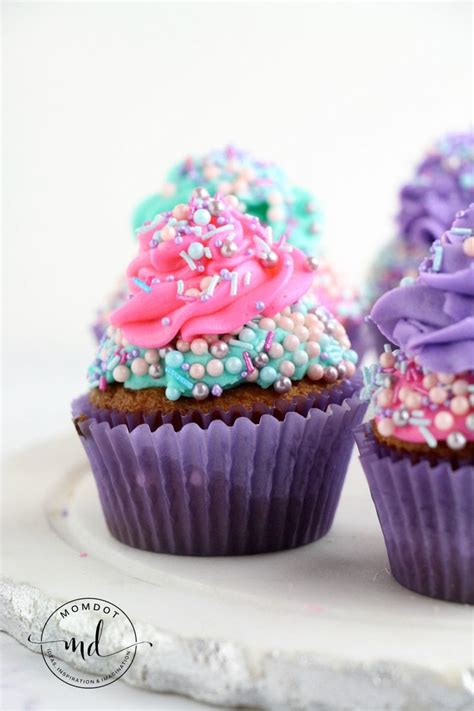 How many cupcakes in a cake box? Mermaid Cupcake Recipe + Tail Topper DIY - MomDot