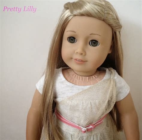 Pretty Lilly An American Girl Isabelles Metallic Dress