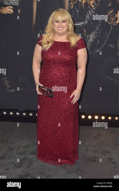 Rebel Wilson Attends The Pitch Perfect Premiere At Dolby Theatre On December In