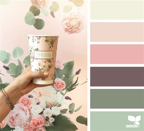 Pastel mint color palette created by brunabaptista that consists #daffe7,#deffea,#e2ffec,#e6ffef,#eafff2 colors. { color serve } | image via: @lisa.bonnett | Green colour ...