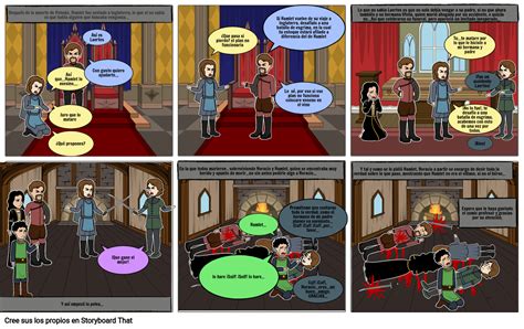 Comic De Hamlet Parte Storyboard By E C