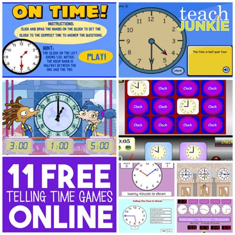 Maybe you would like to learn more about one of these? 11 Free Telling Time Games Online - Teach Junkie