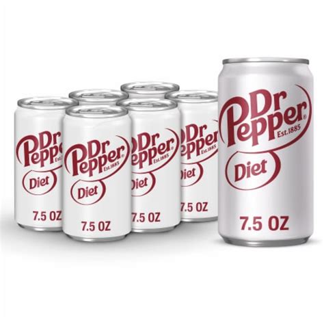 dr pepper® diet soda mini cans 6 pk 7 5 fl oz pick ‘n save