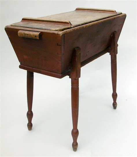 Check spelling or type a new query. Antique Painted American Furniture: Red, Turned Leg Dough Box