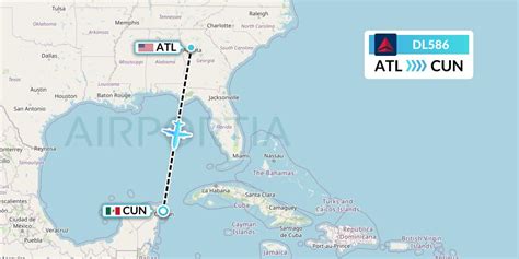 Dl586 Flight Status Delta Air Lines Atlanta To Cancun Dal586