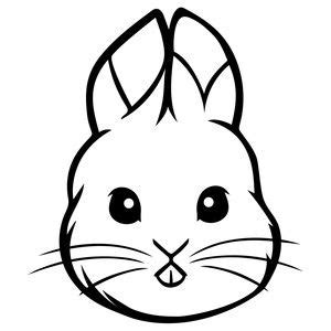 Floral bunny silhouette face mask ith. Pin on Sophie Gallo Design Silhouette Store & Digital files
