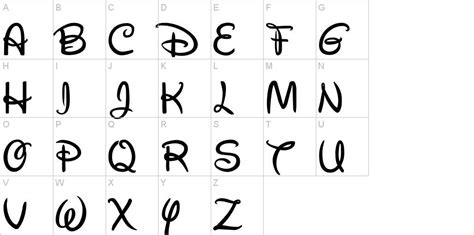 Disney Font Disney Letters Disney Font Disney Font Free