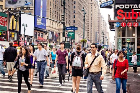 People Crossing The Street In New York Editorial Stock Photo Image Of