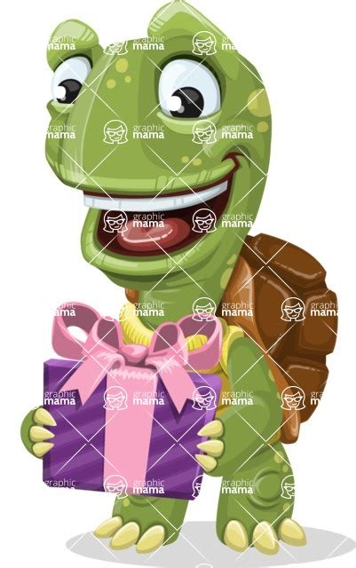 Turtle Cartoon Vector Character Aka Juan The Joyful T Graphicmama
