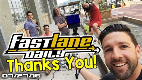 Fast Lane Daily Says Goodbye…for now - Fast Lane Daily - YouTube