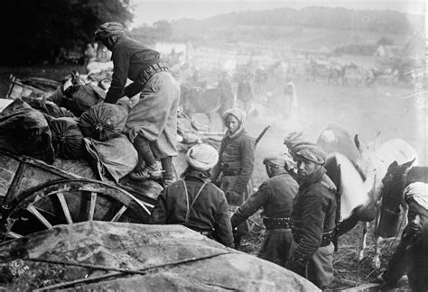 A Spahi Regiment North African Light Cavalry Soldiers In Francport