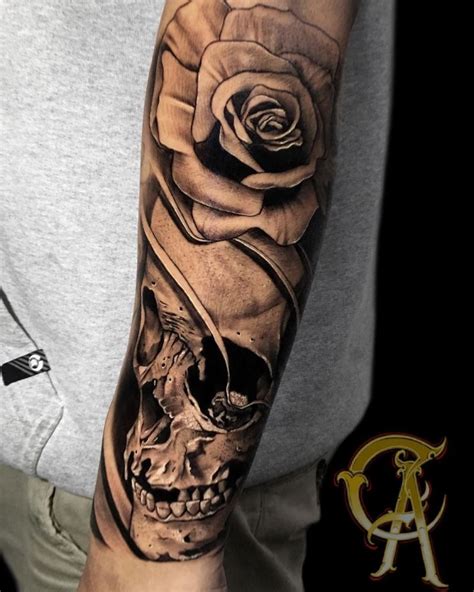 Pretty Rose Skull Tattoos To Inspire You Style Vp Page