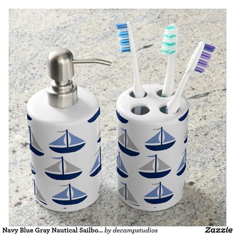 There are 43569 navy blue bath for sale on etsy, and they cost $11.87 on average. Navy Blue Gray Nautical Sailboat Bathroom Bath Set ...