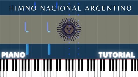 Himno Nacional Argentino Piano Tutorial Youtube