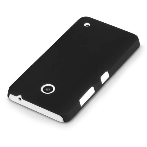 Yousave Nokia Lumia 630 Hard Hybrid Case Black Mobi