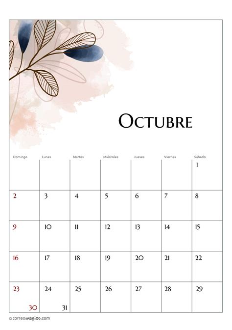 2022 Calendar To Personalize And Print Or Share Octubre Calendario