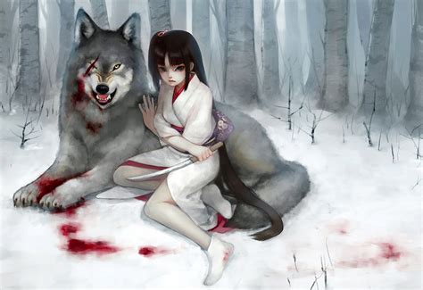 Pin De Skyla887 En Writing Prompts Pictures Anime Wolf Fondo De