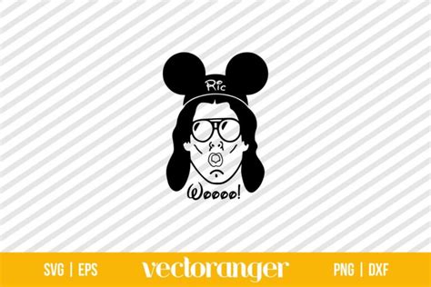 Ric Flair Mickey Mouse Ears Svg Vectoranger