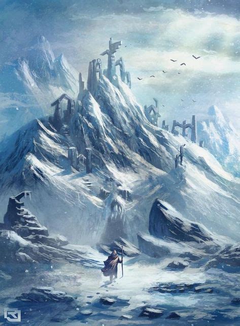 250 Frozen Wasteland Ideas Concept Art Fantasy Landscape Post