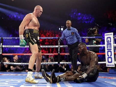 If you give god the glory, he will give you the victory. Heavyweight Boxing: Tyson Fury and Deontay Wilder are 'too ...