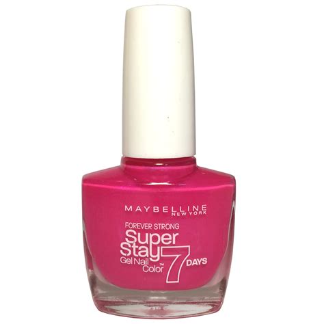 maybelline superstay 7 days gel nail polish 155 bubble gum