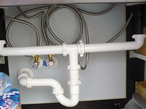 I have a double sink with disposal and extra line coming in from my outside sink made of clear plastic tubing? Plumbing Double Vanity Sinks | Double vanity bathroom ...