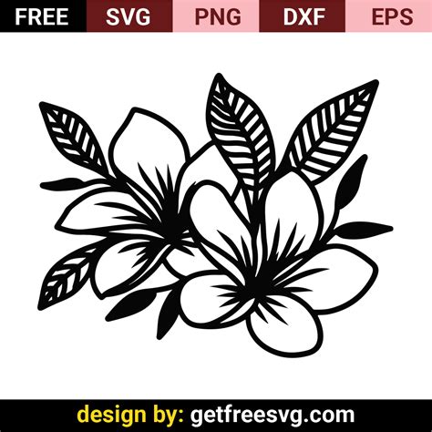 Free Beautiful Flower SVG Cut File PNG DXF EPS-Free Flower SVG