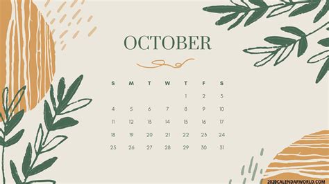 28 October 2021 Calendar Wallpapers